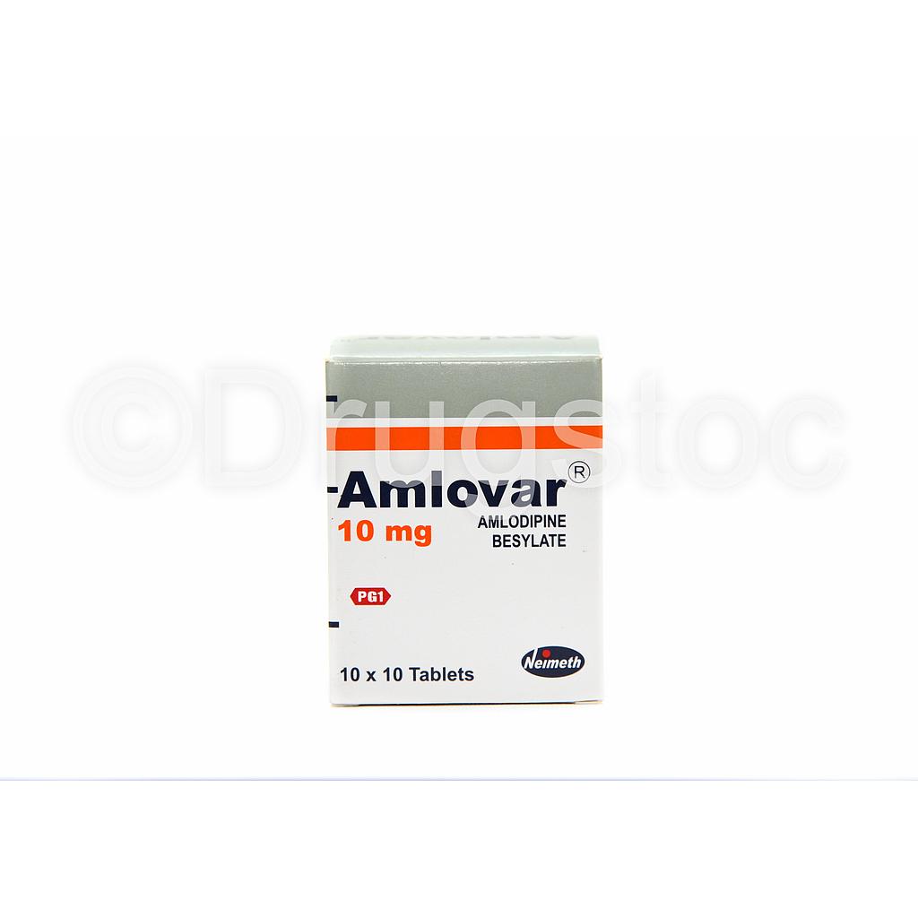 Amlovar 10mg Tablets x 100''