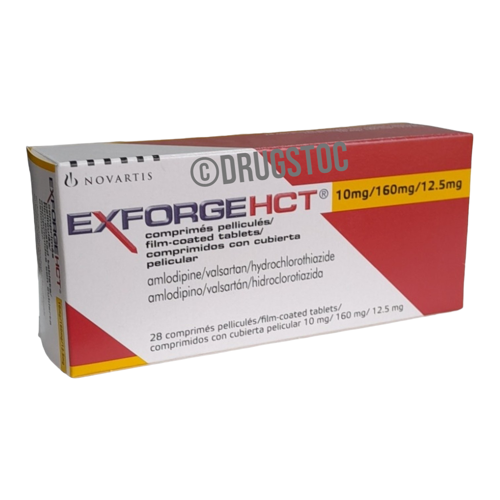 Exforge HCT  10/160/12.5 mg Tablets x 28''