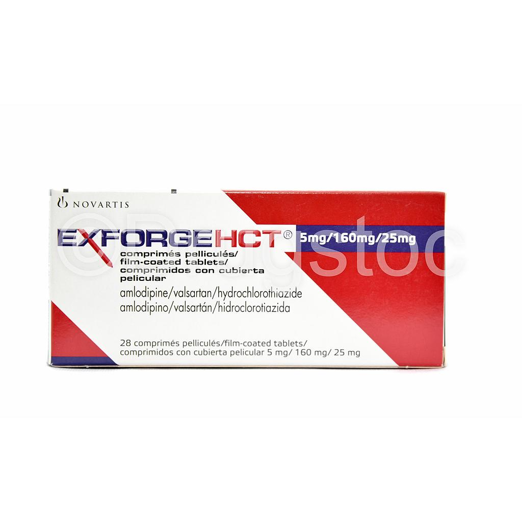 Exforge HCT 5/160/25 mg x 28''