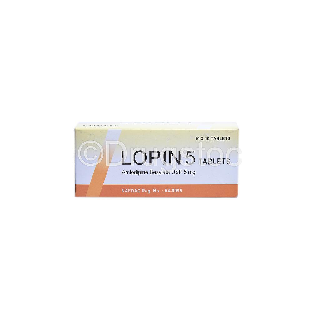 Lopin 5mg X 100