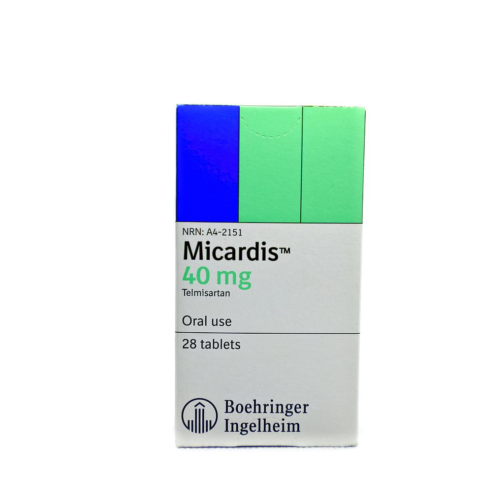 Micardis 40mg Tablets x 28''