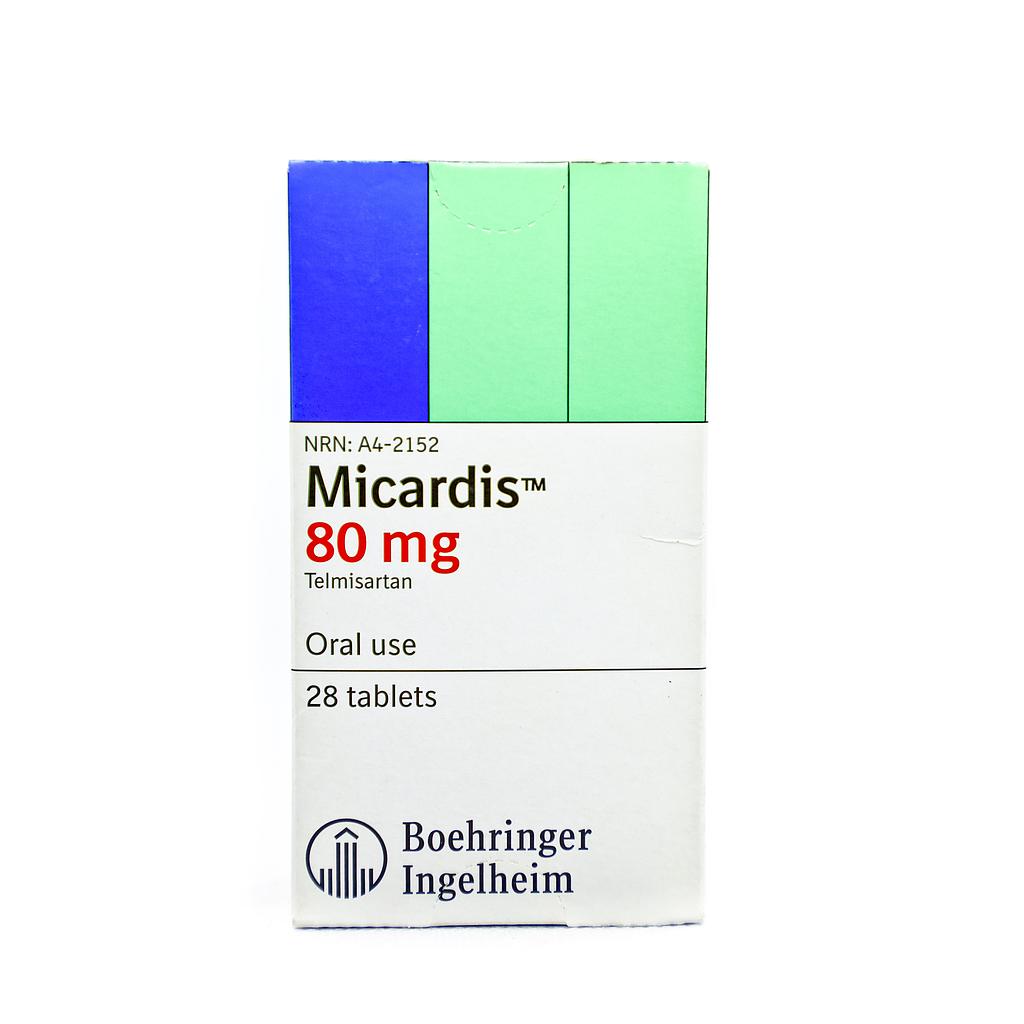Micardis 80mg Tablets x 28''