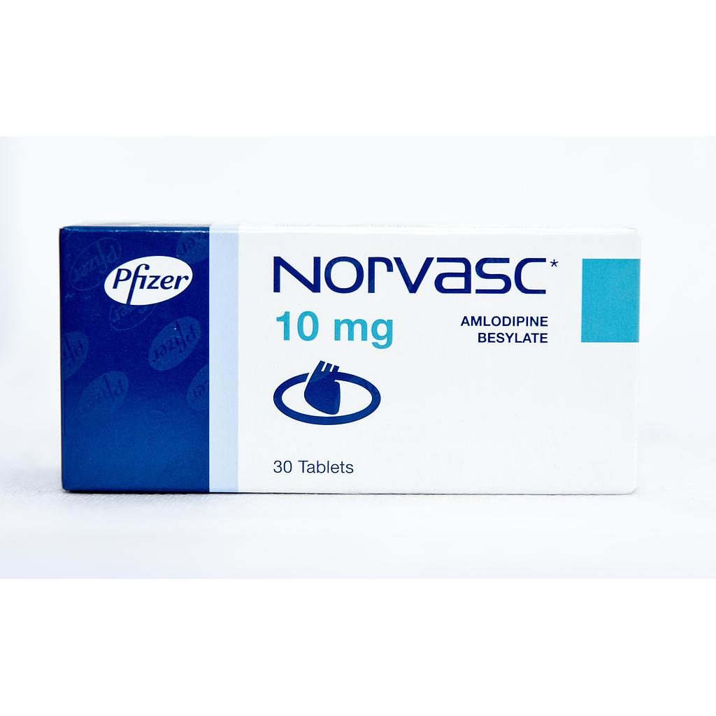 Norvasc 10mg Tablets x 30''