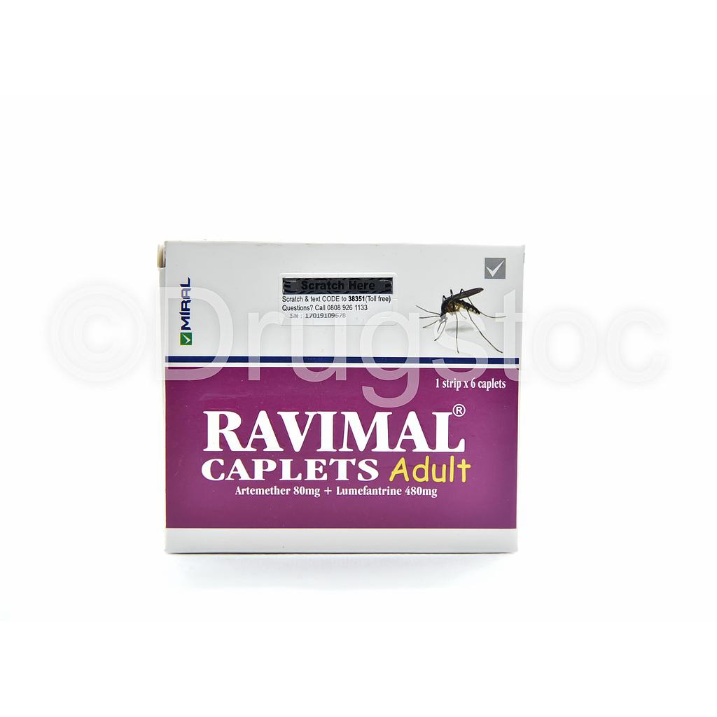 Ravimal Adult Tablets x 6''