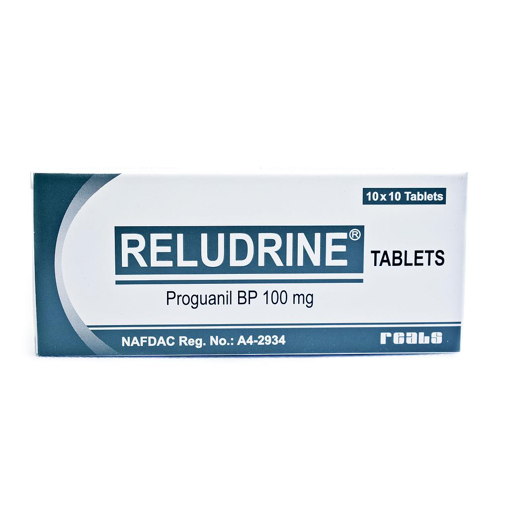 Reludrine 100mg Tablets x 100''