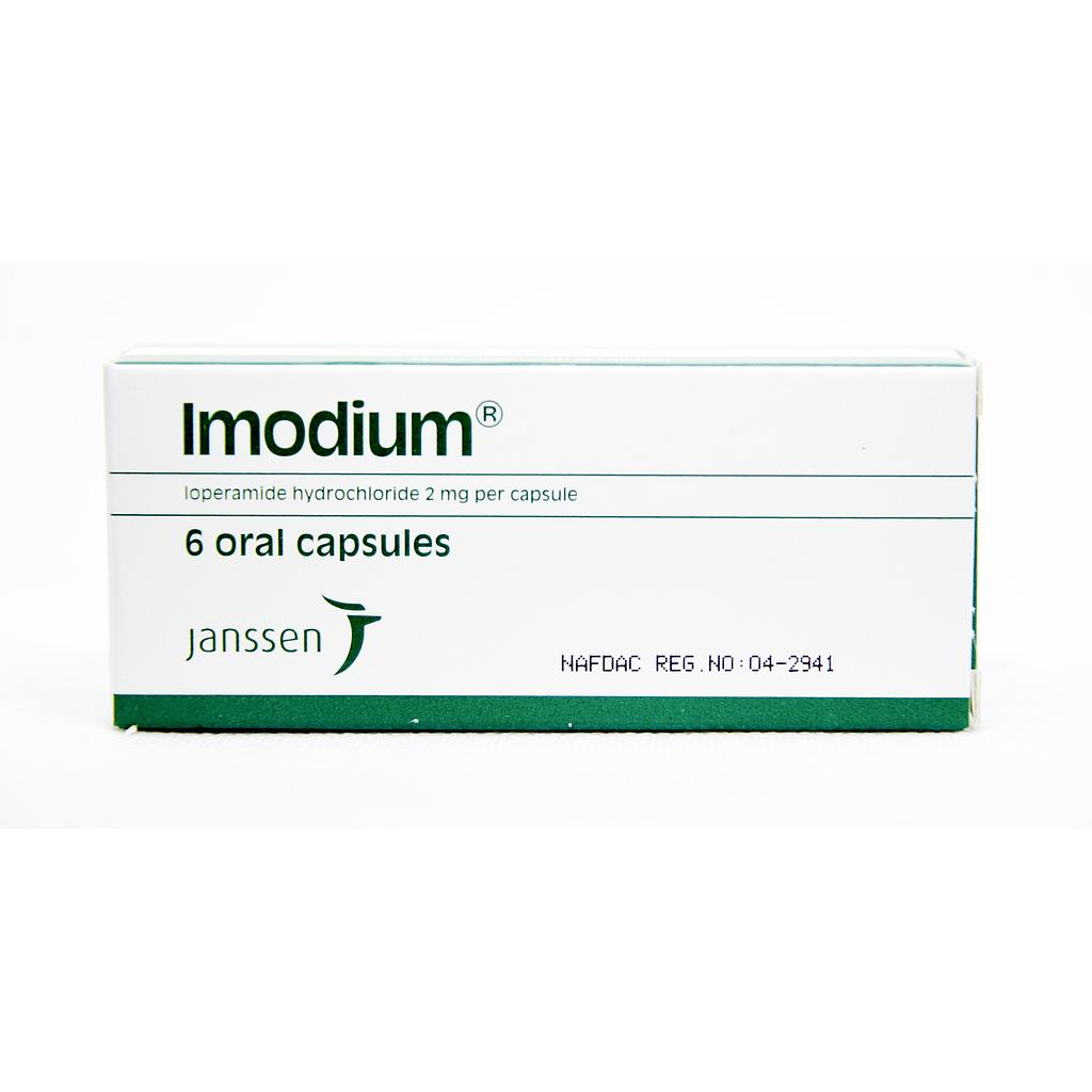 Imodium 2mg Capsules x 6''