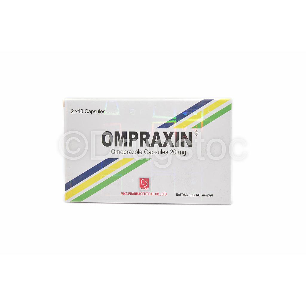 Ompraxin 20mg Capsules