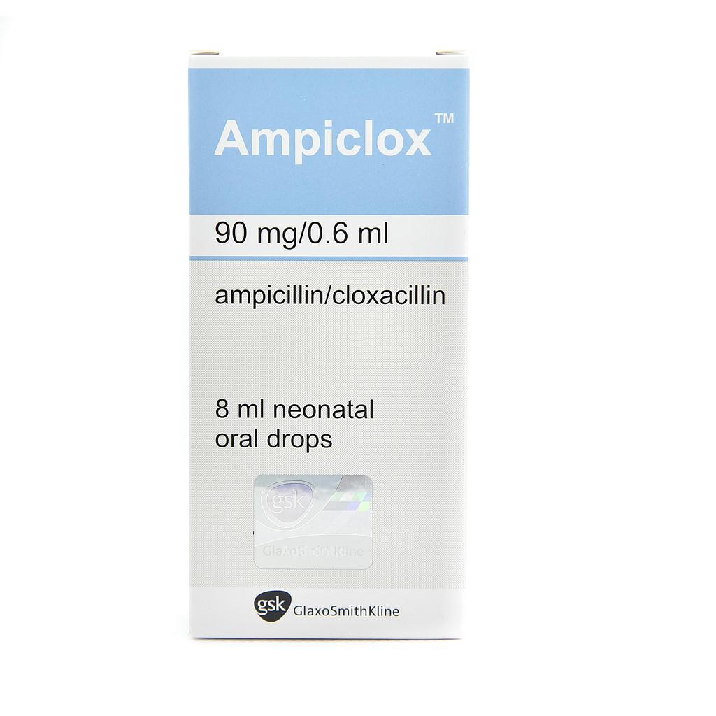 Ampiclox 90mg Neonatal Drops 8mL