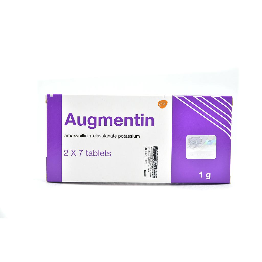 Augmentin 1g Tablets x 14''