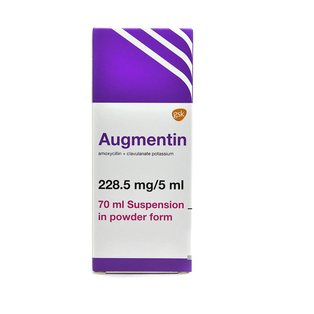 Augmentin 228.5mg Suspension 70mL