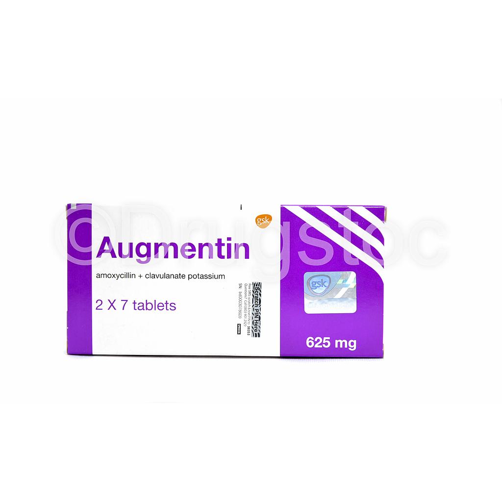 Augmentin 625mg Tablets x 14''