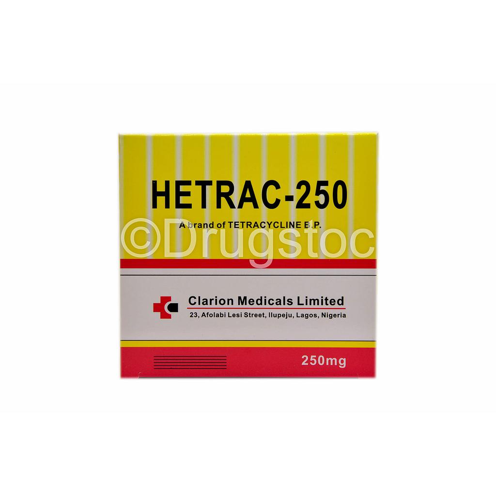 Hetrac-250mg Capsules x 100''
