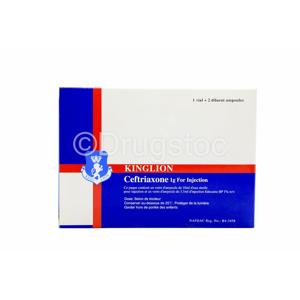 KINGLION Ceftriaxone Injection 1g