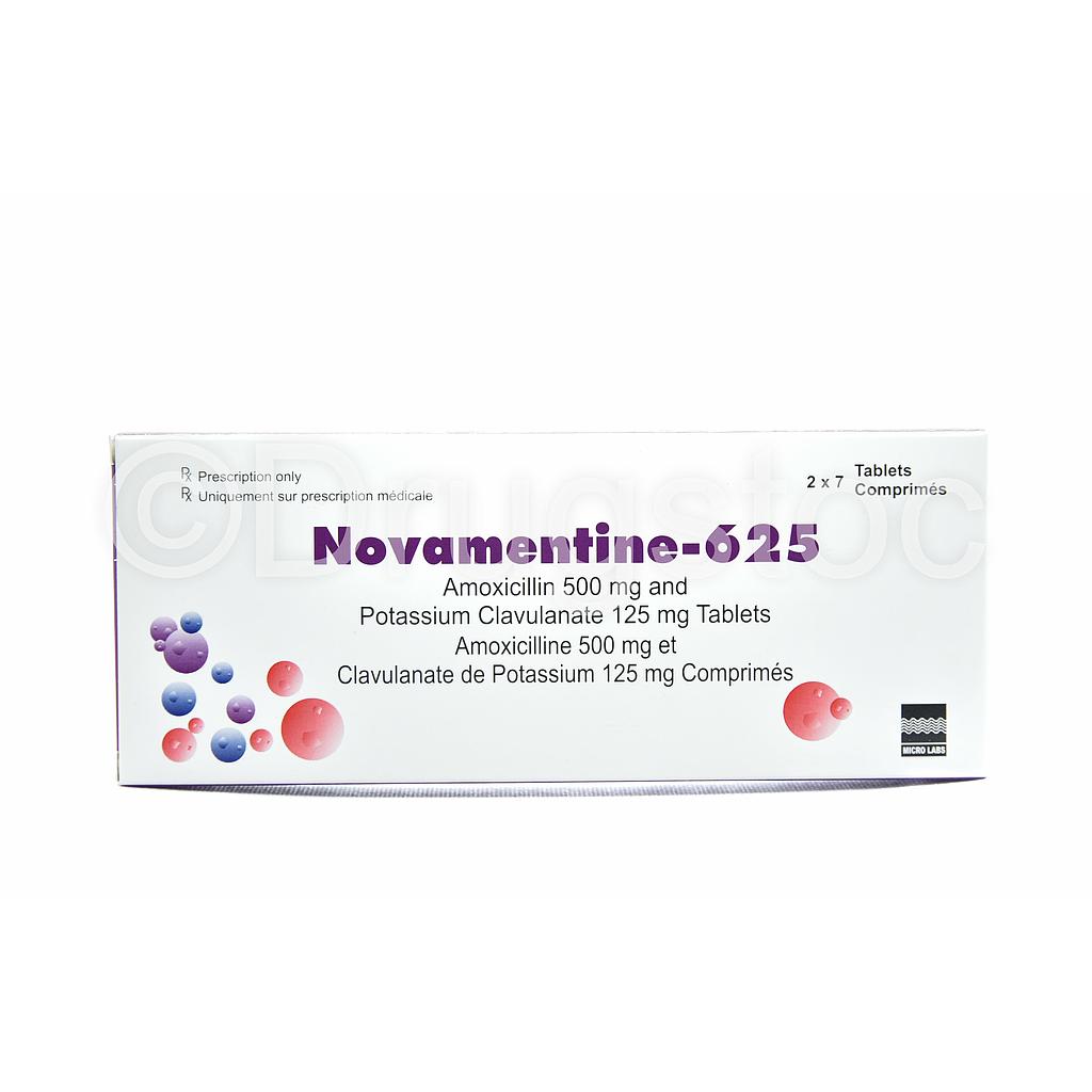 Novamentine 625mg Tablets x 14''