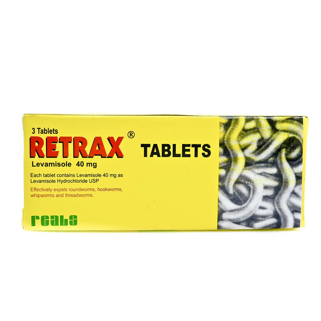 Retrax 40mg Tablets x 3''