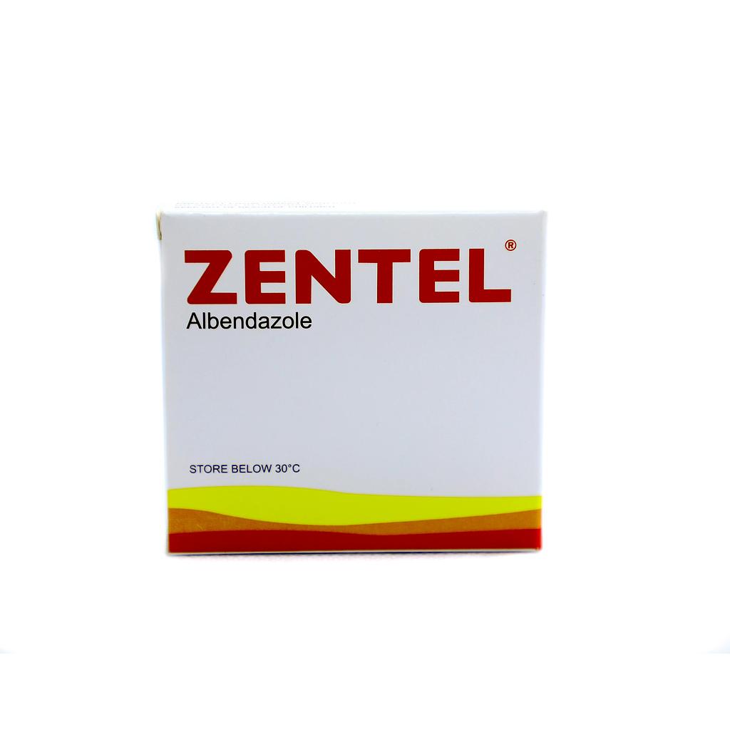 Zentel 200mg Tablets x 2''