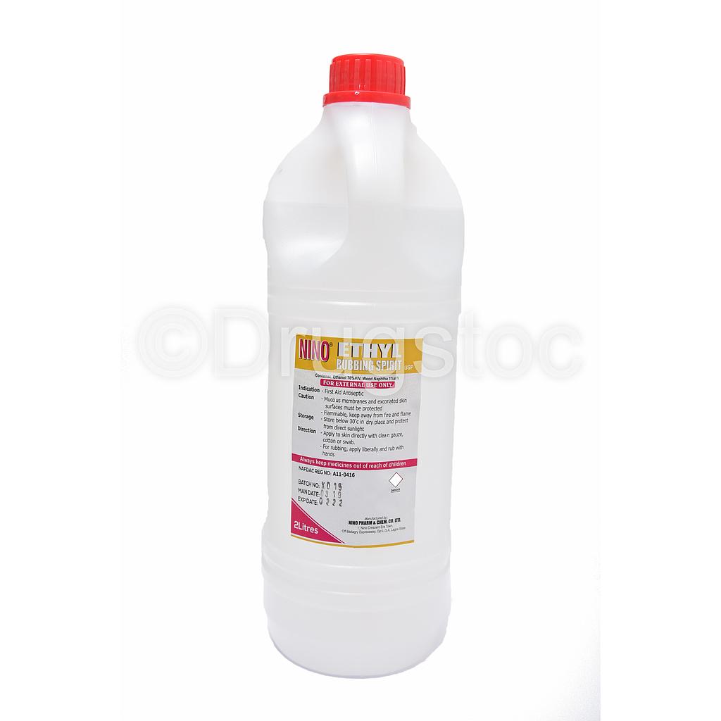 Nino Ethyl Rubbing Spirit 2Ltr