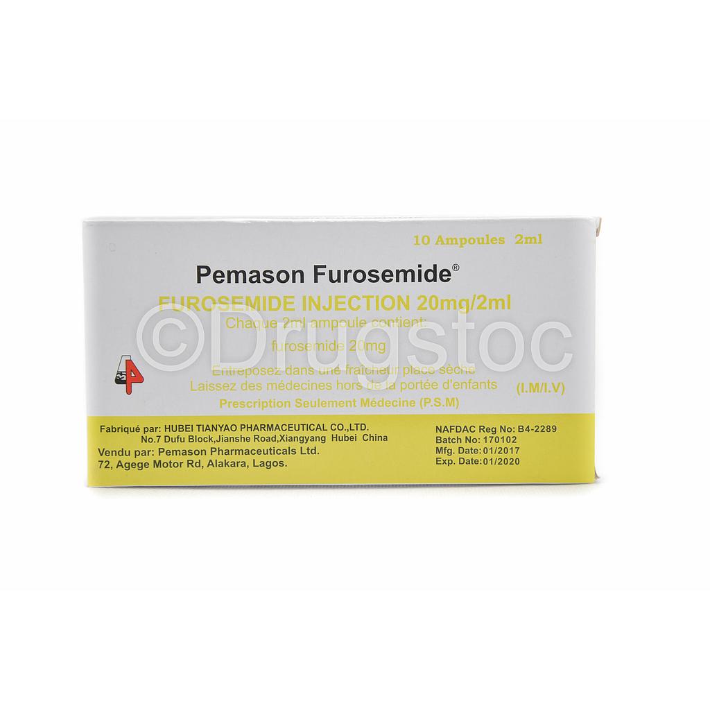 Pemason Furosemide Injection x 10''