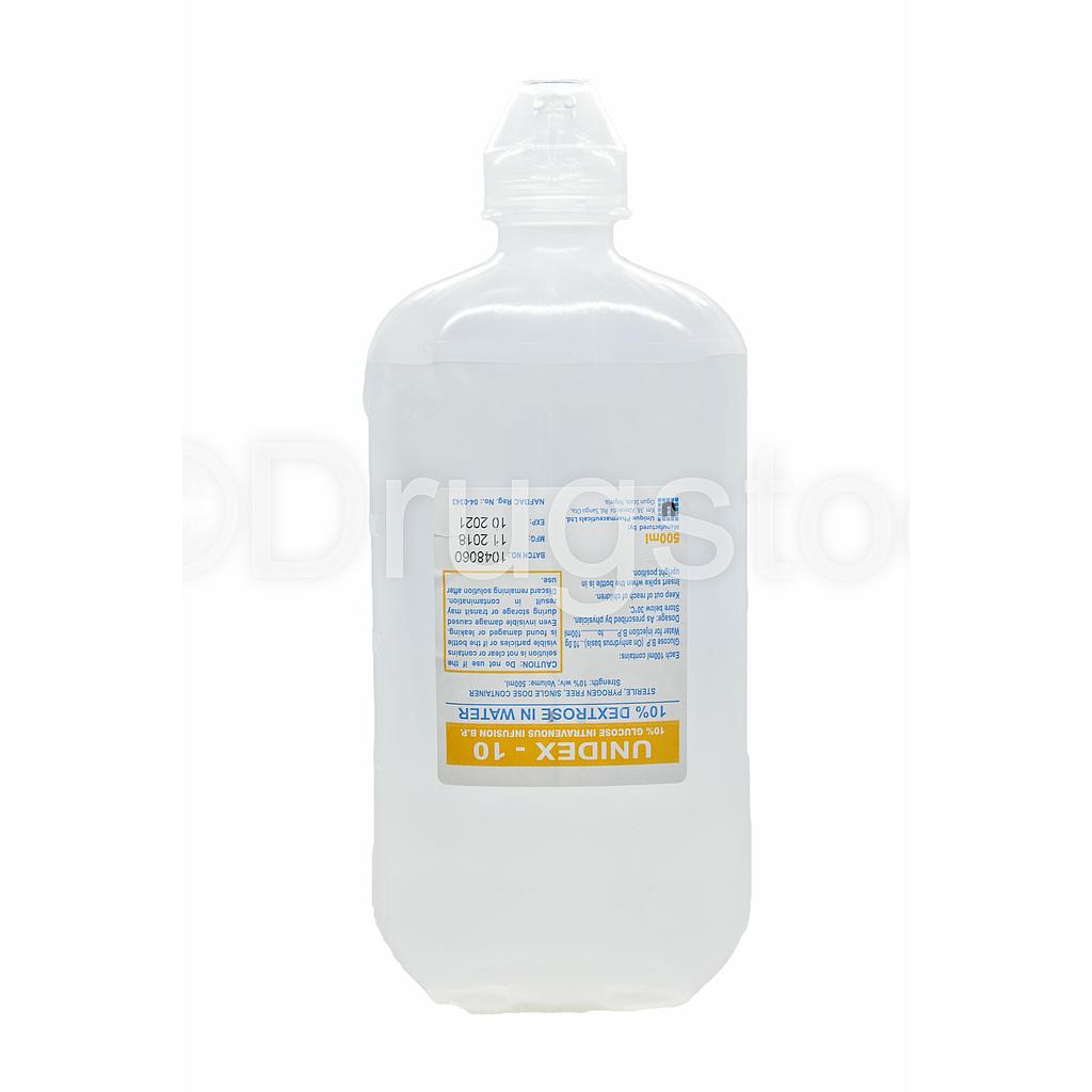 Unidex-10 10% Dextrose Water X 500mL