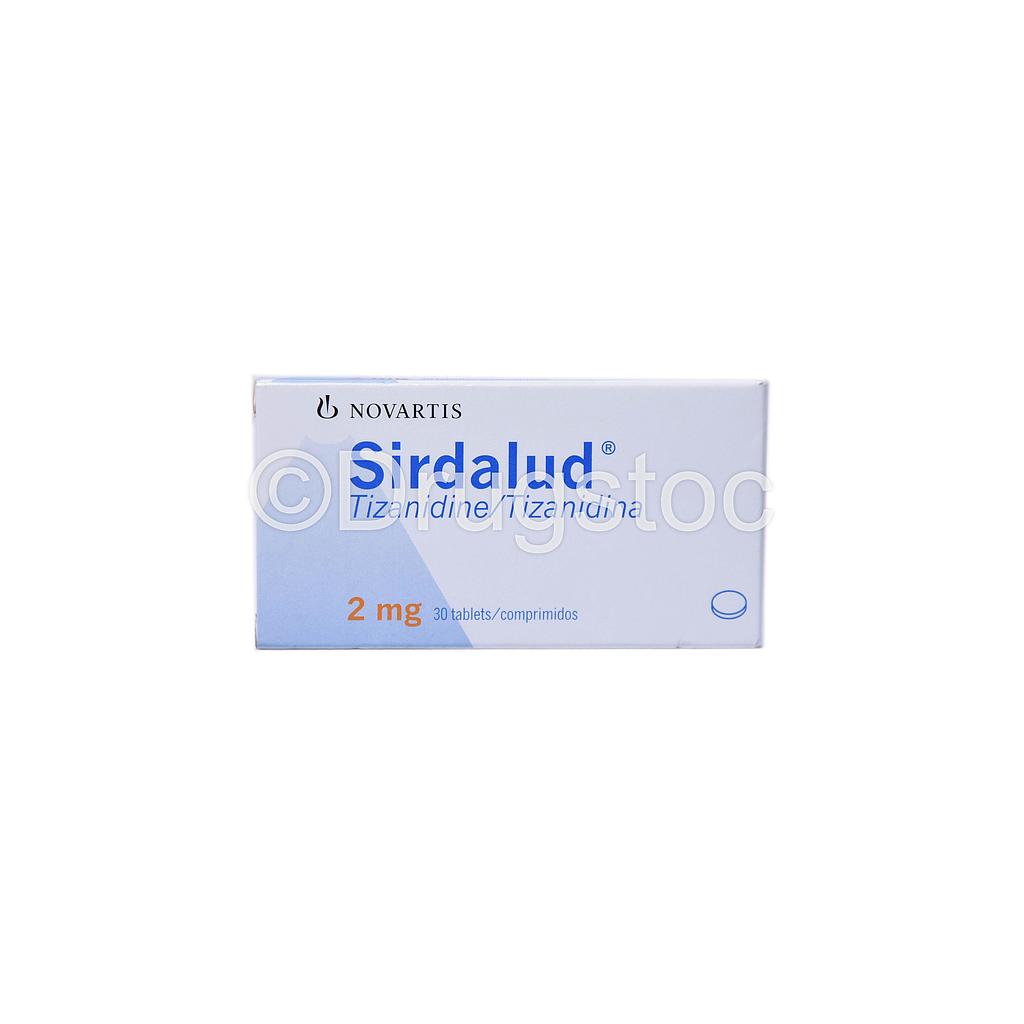 Sirdalud 2mg Tablets x 30''