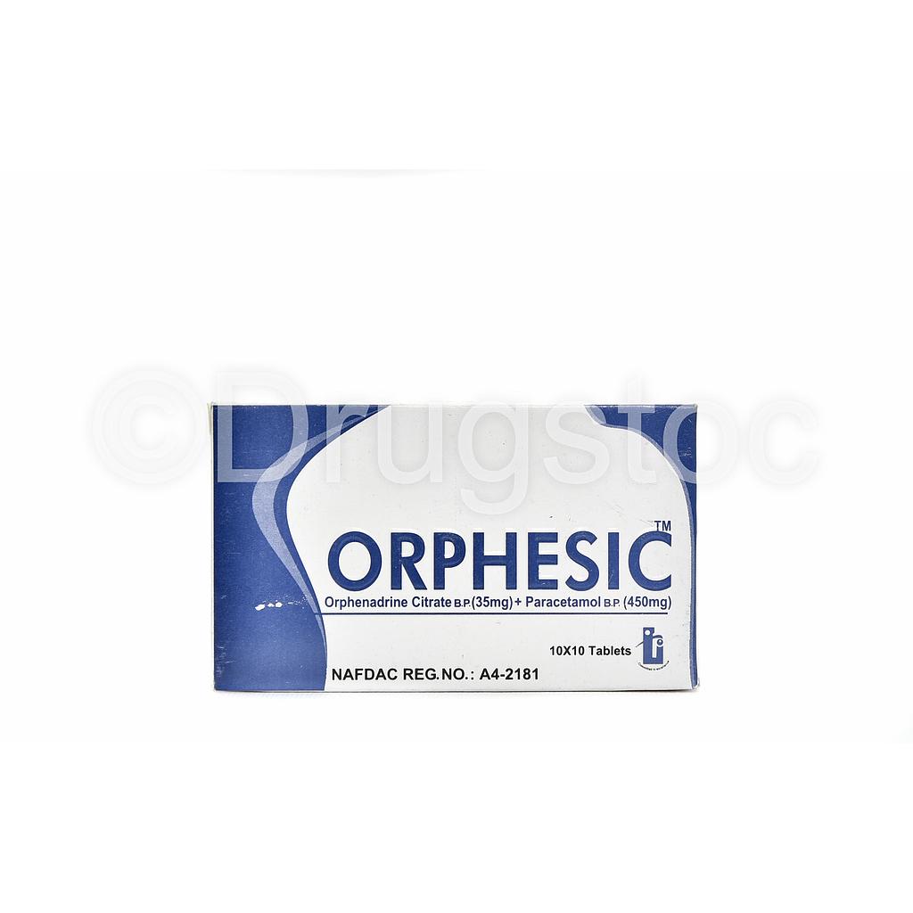 Orphesic Tablets x 100''