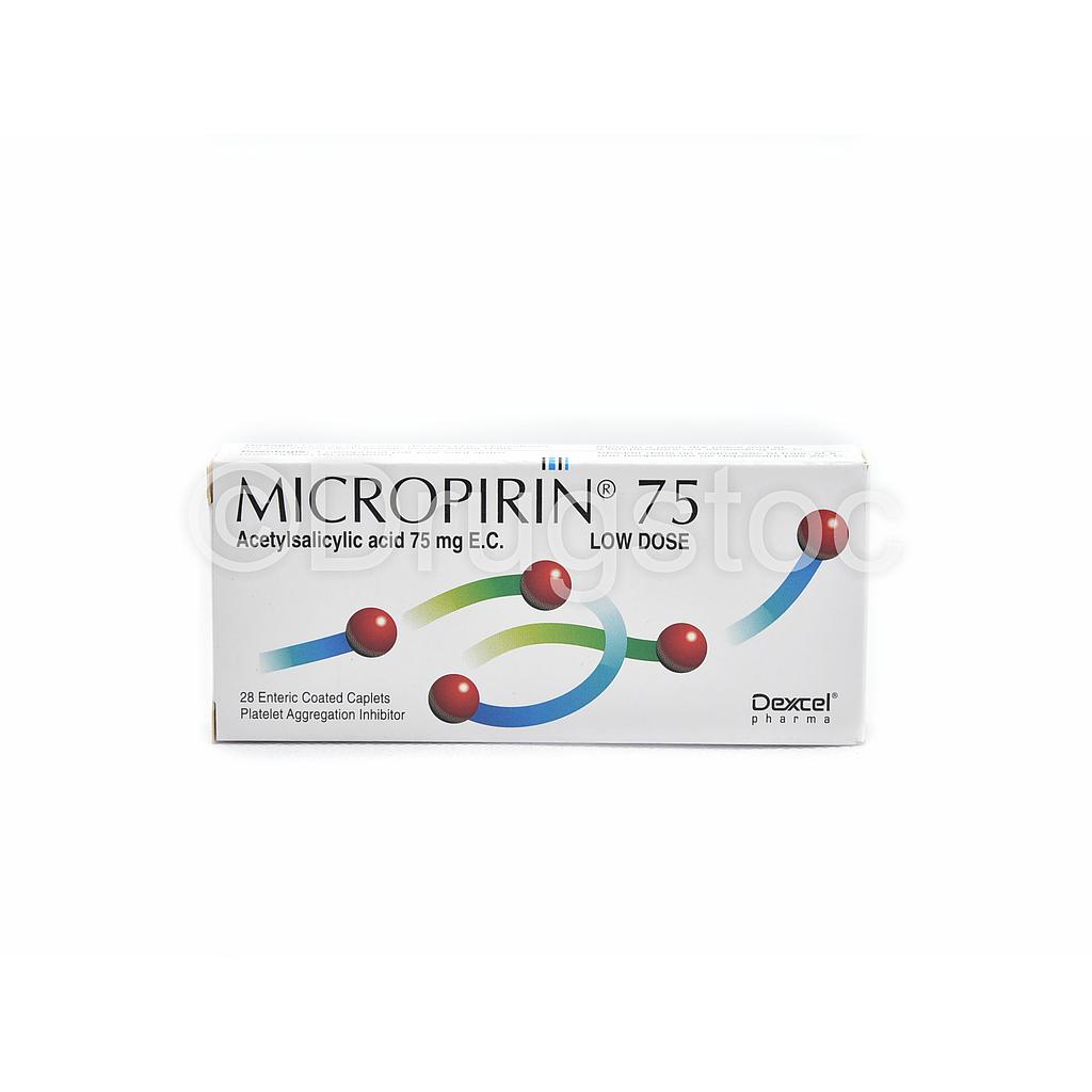 Micropirin 75mg Tablets x 28''