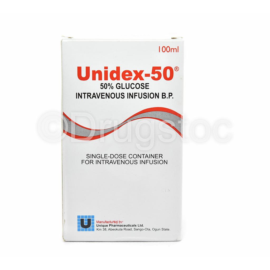 Unidex-50 Glucose IV Infusion 100mL