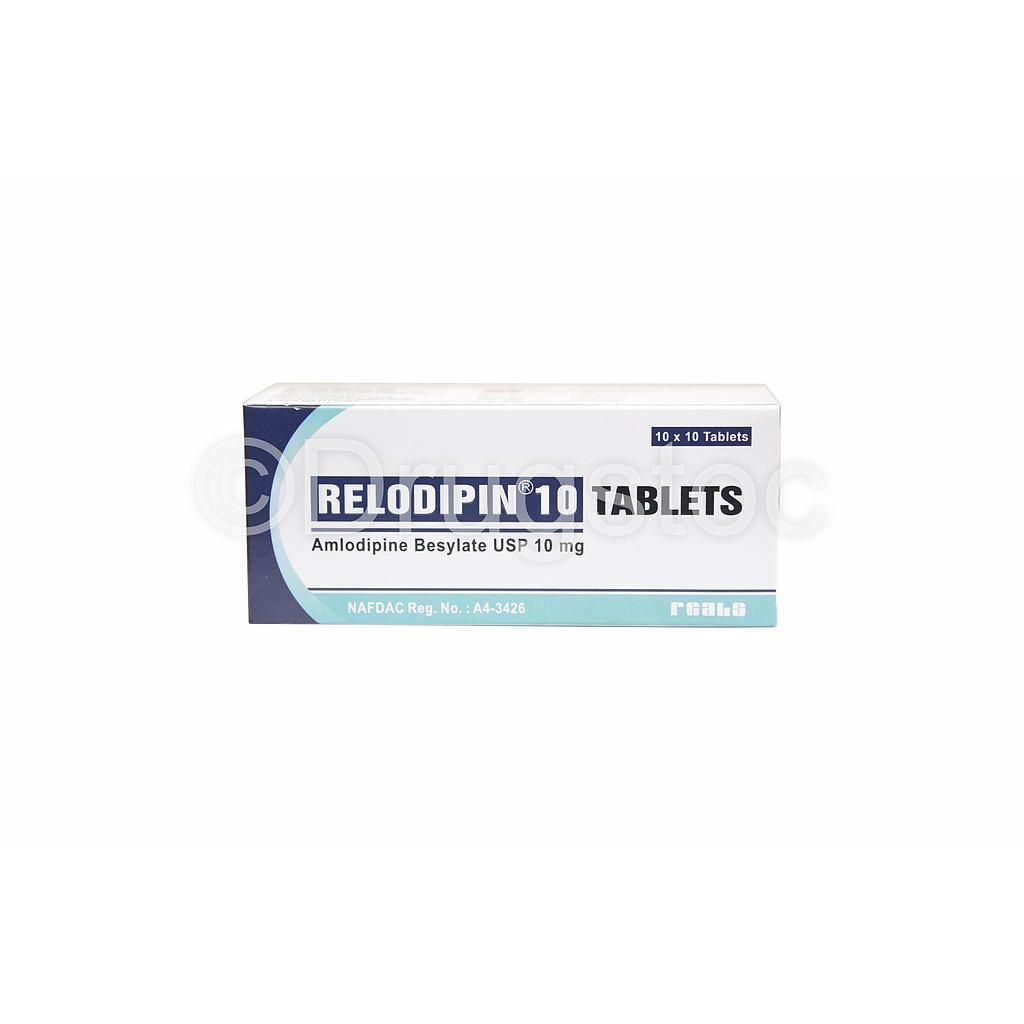 Relodipin 10mg Tablets x 100''