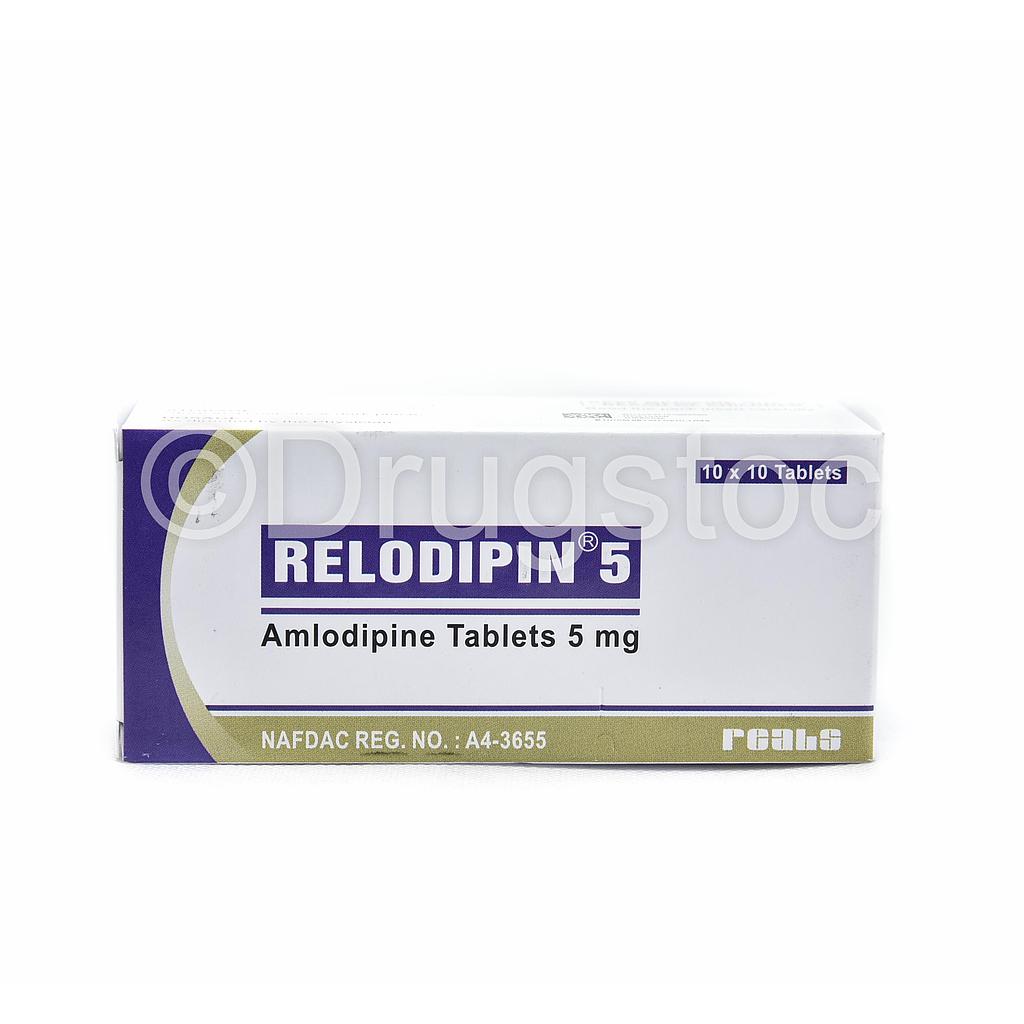 Relodipin 5mg Tablets x 100''