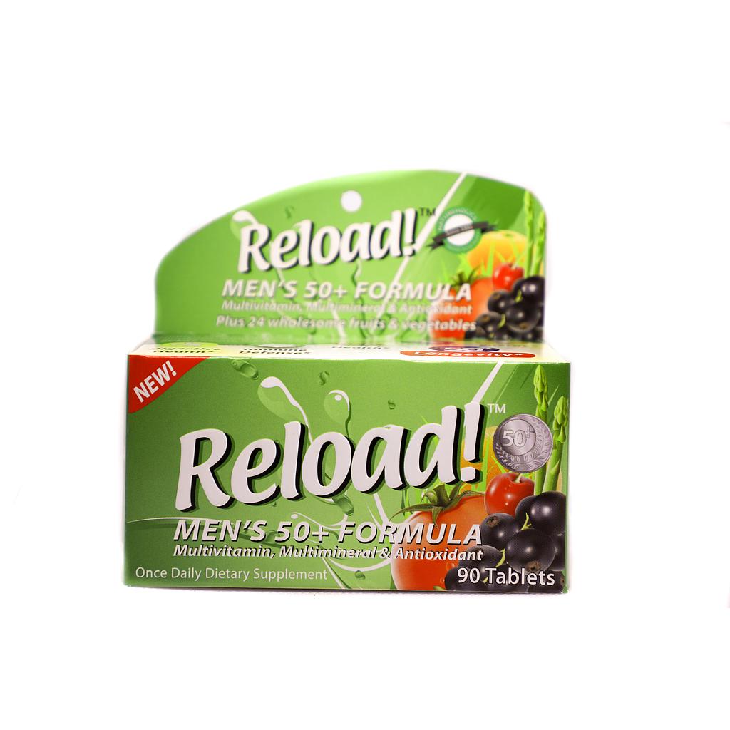 Reload Men's 50+ Tablets x 90''