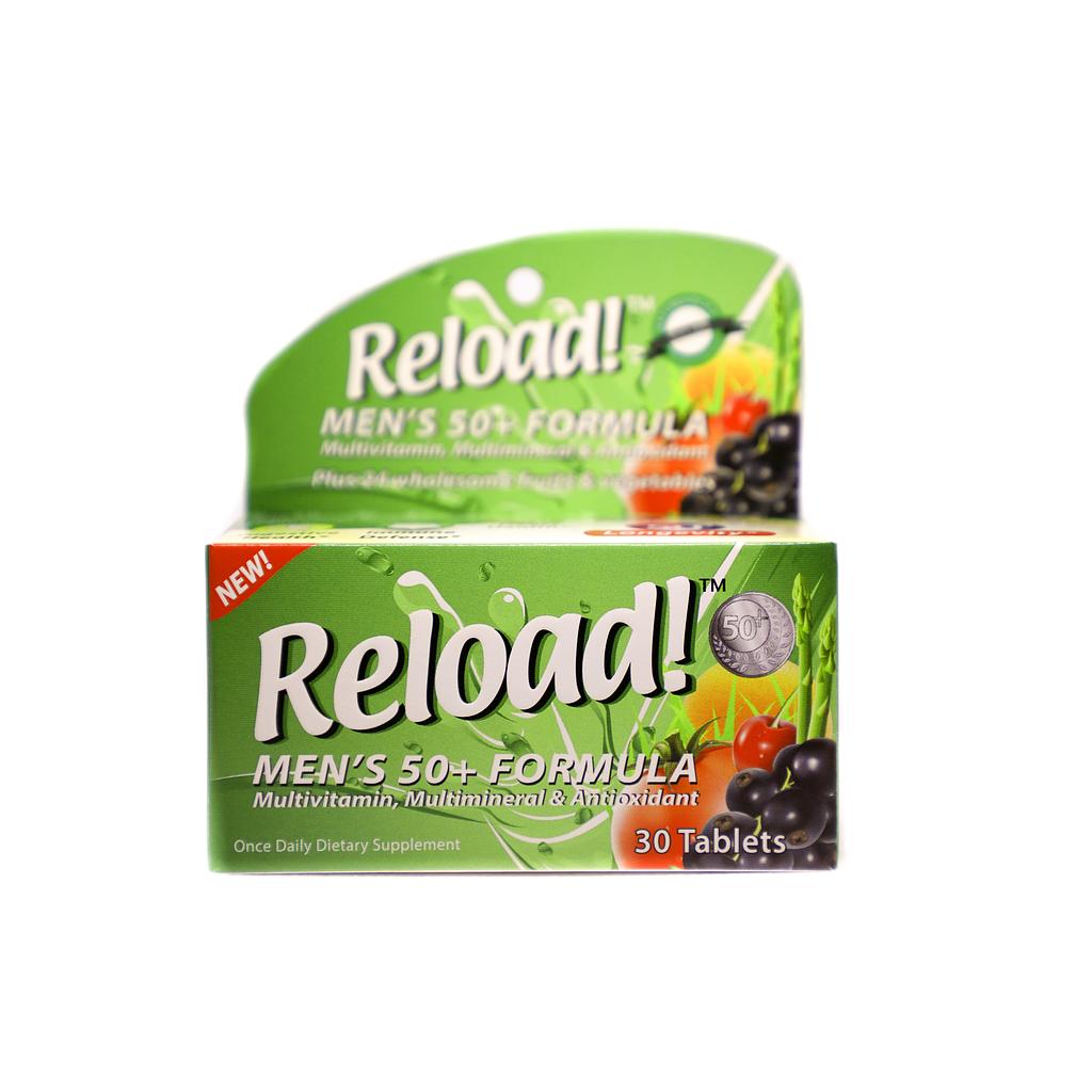 Reload Men's 50+ Tablets x 30''