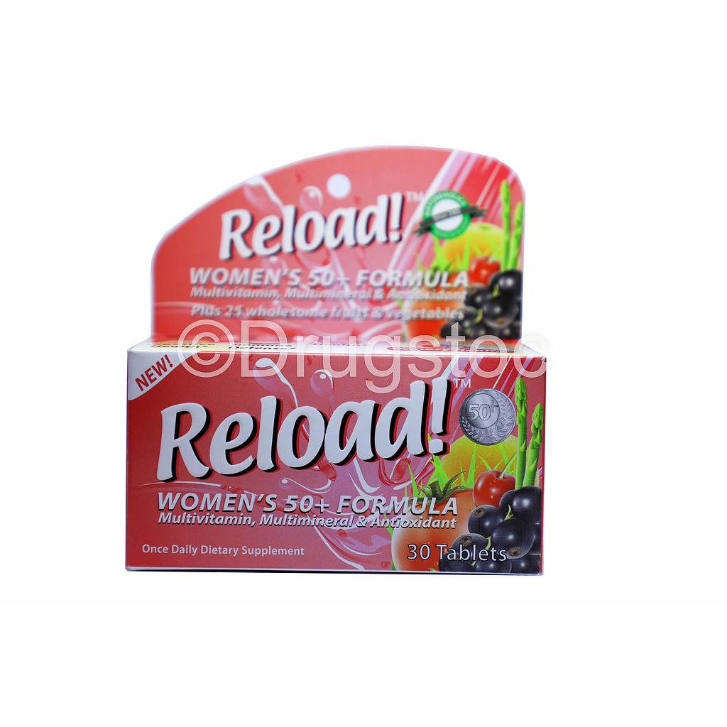 Reload Women's 50+ Tablets x 30''