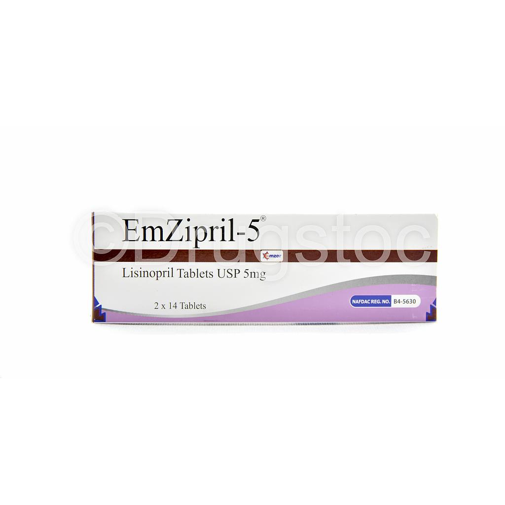 Emzipril 5mg Tablets x 28''