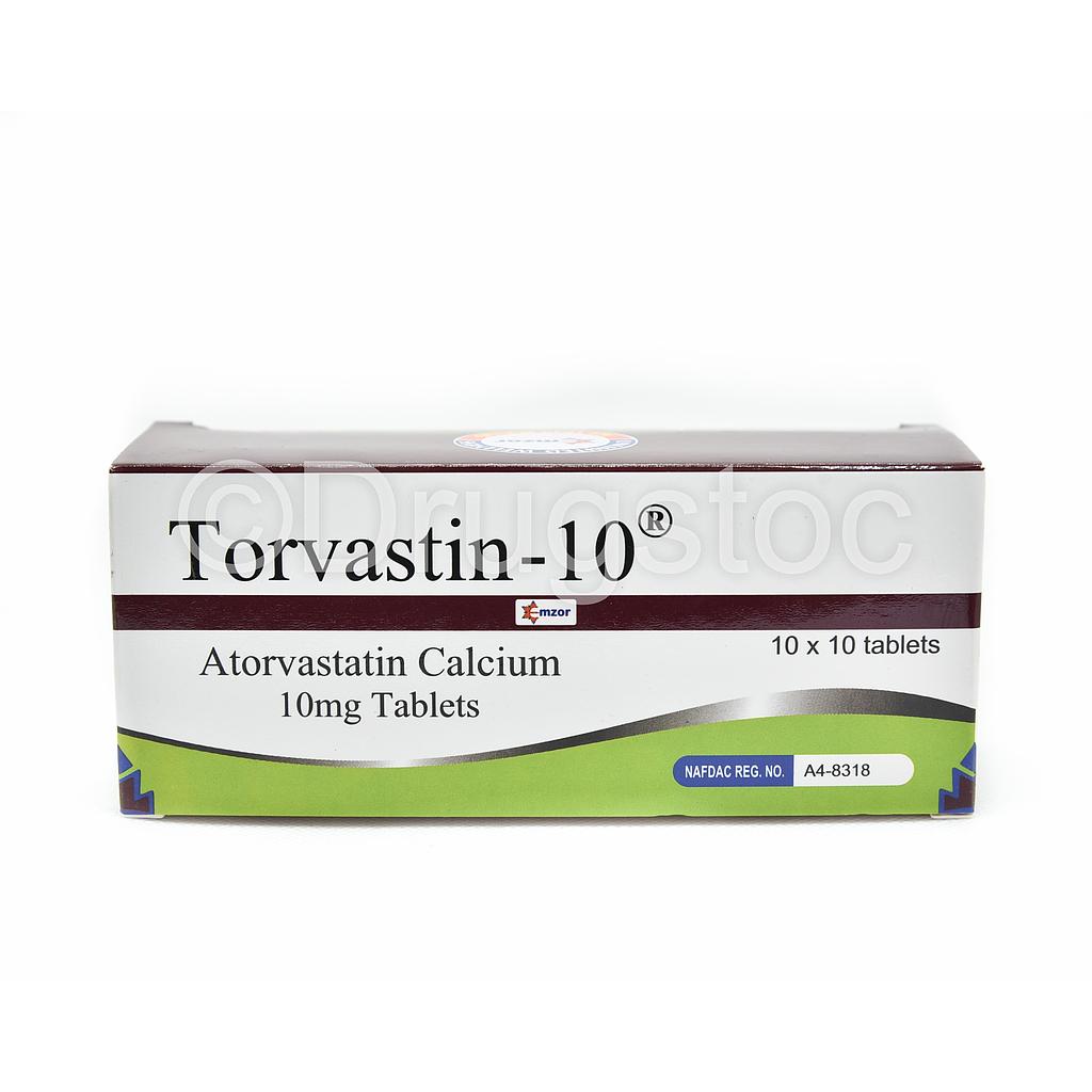 Torvastin 10mg Tablets x 30