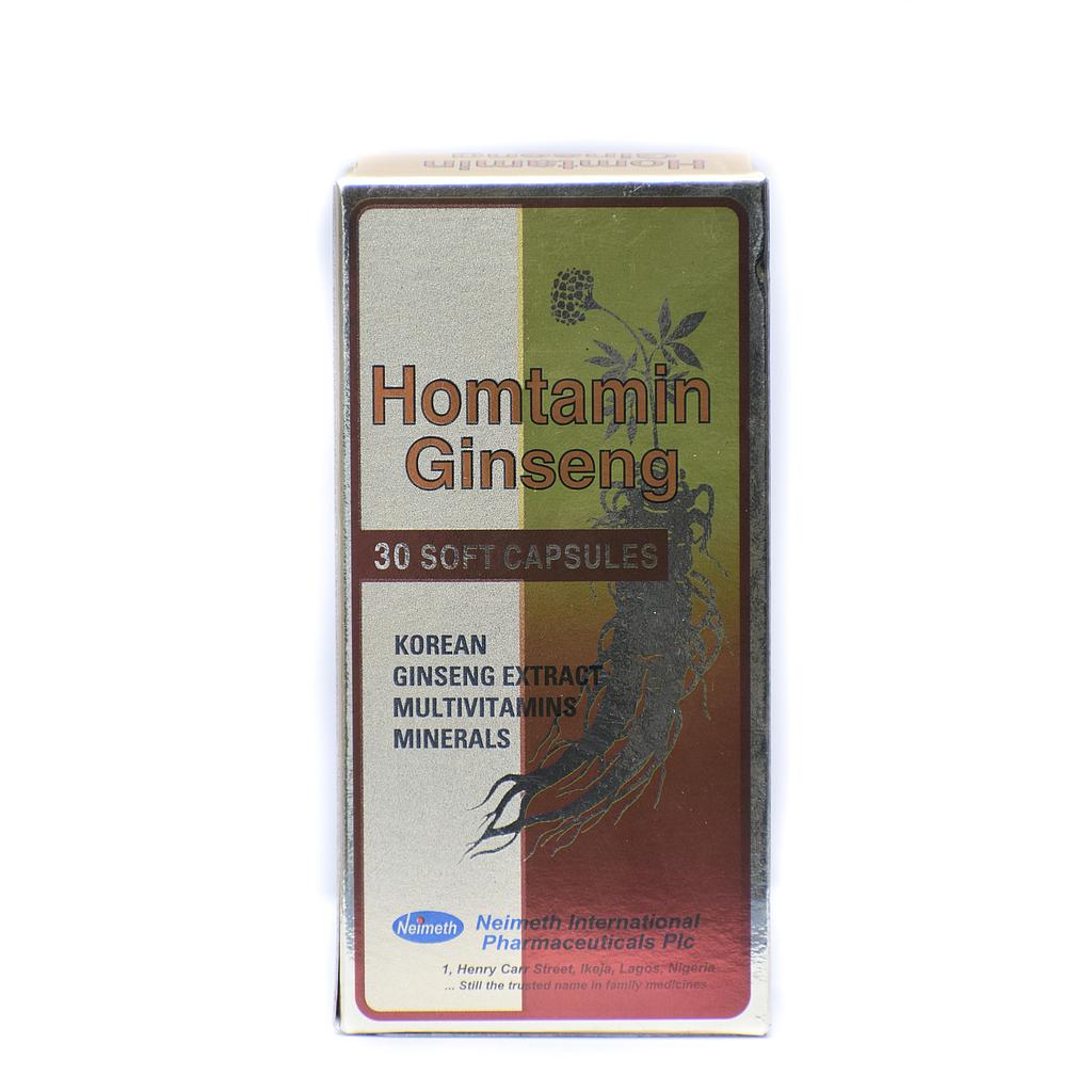 Homtamin Ginseng Cap x 30