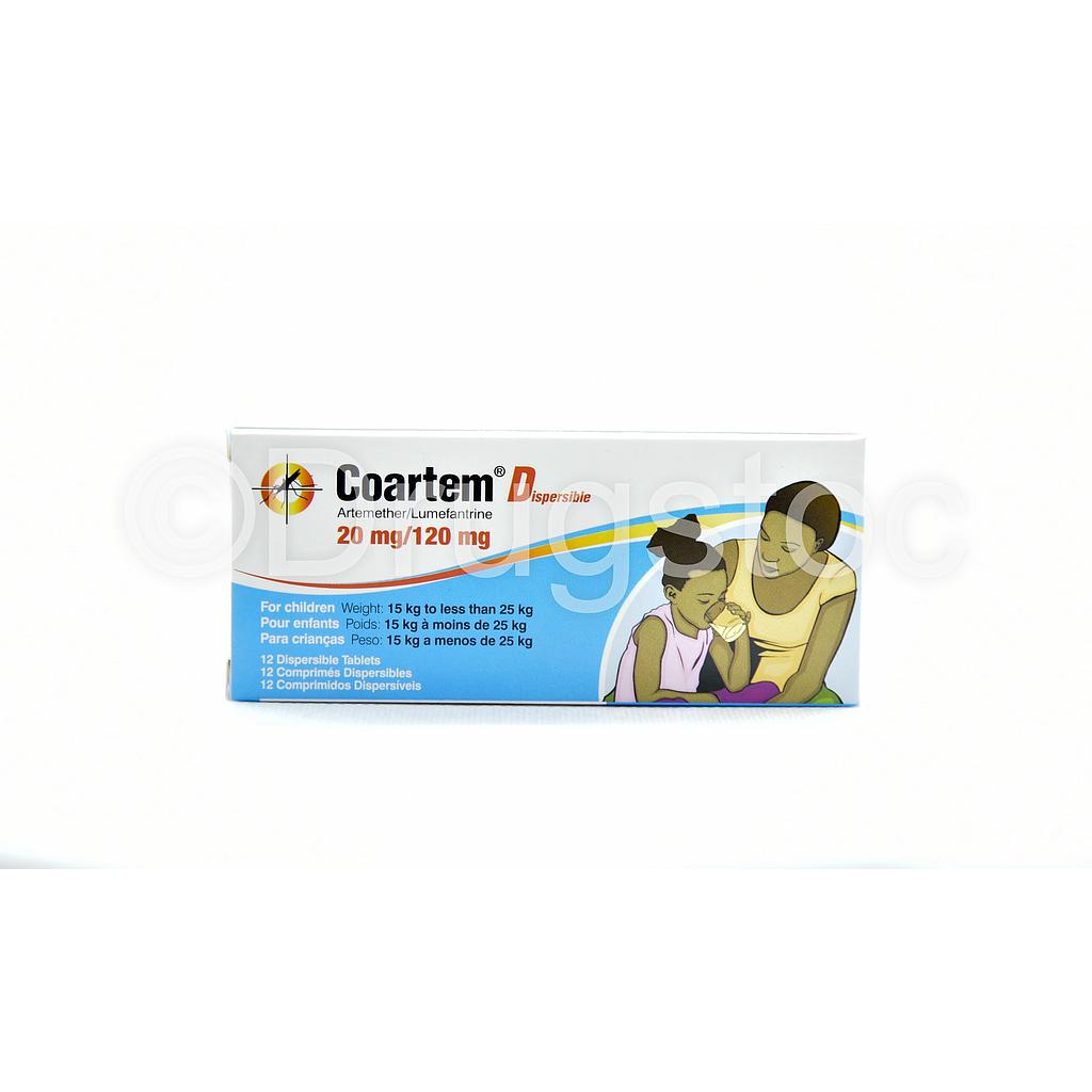 Coartem 20/120 Dispersible Tablets x 12''