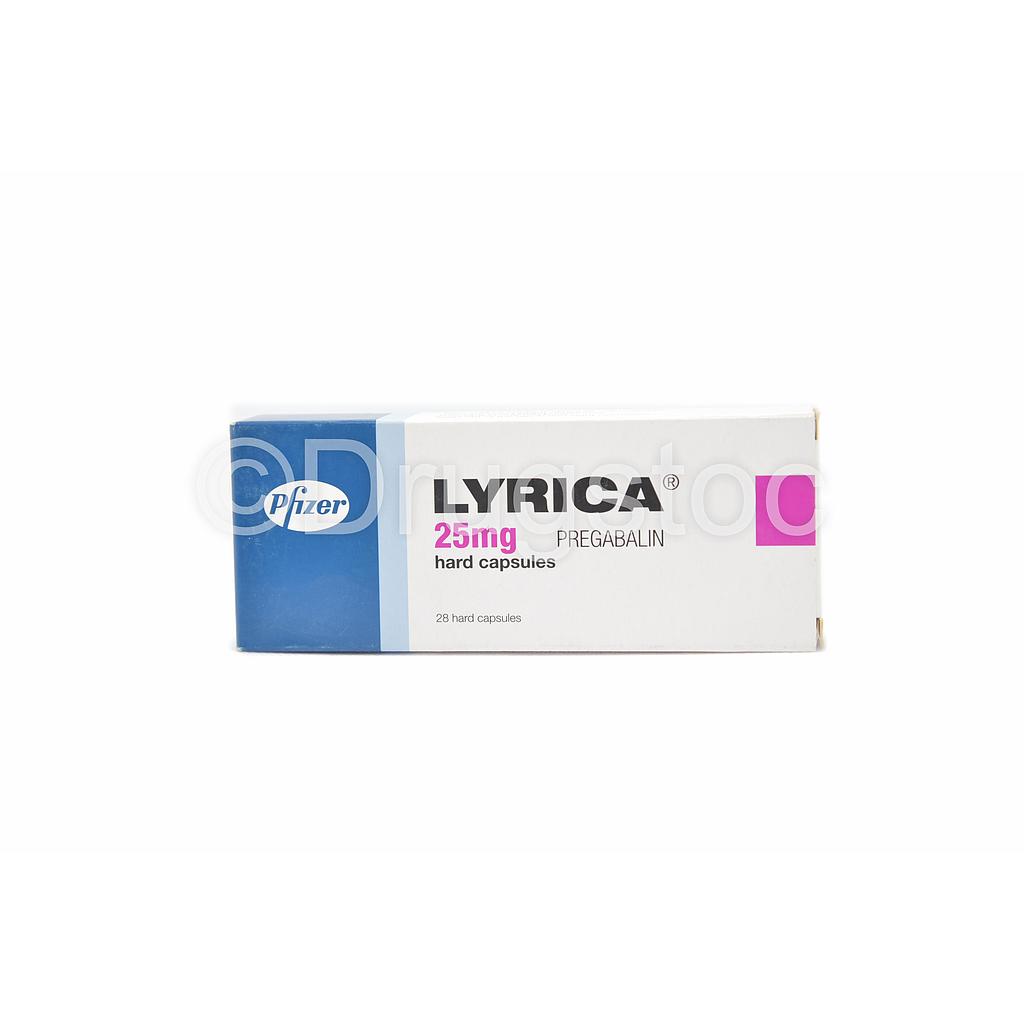 Lyrica 25mg Capsules x 28''