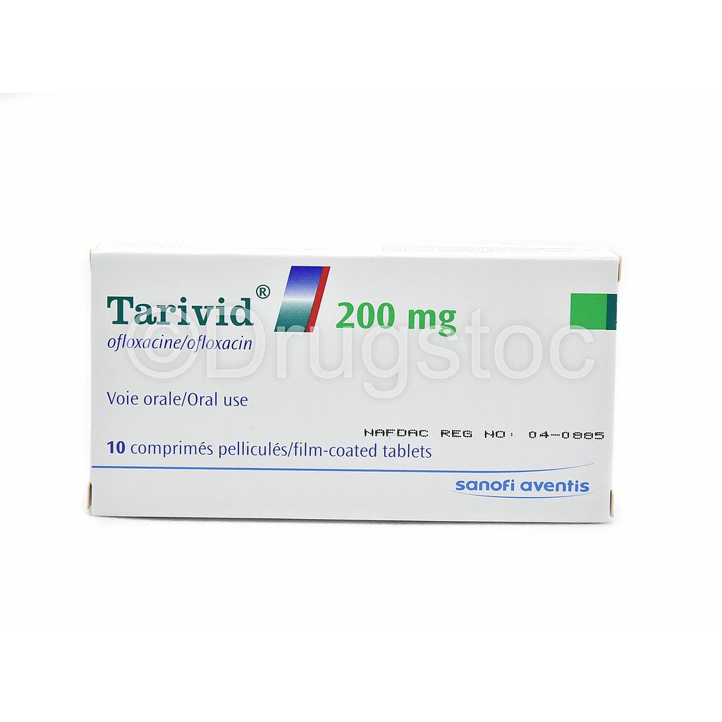 Tarivid 200mg Tablets x 10''