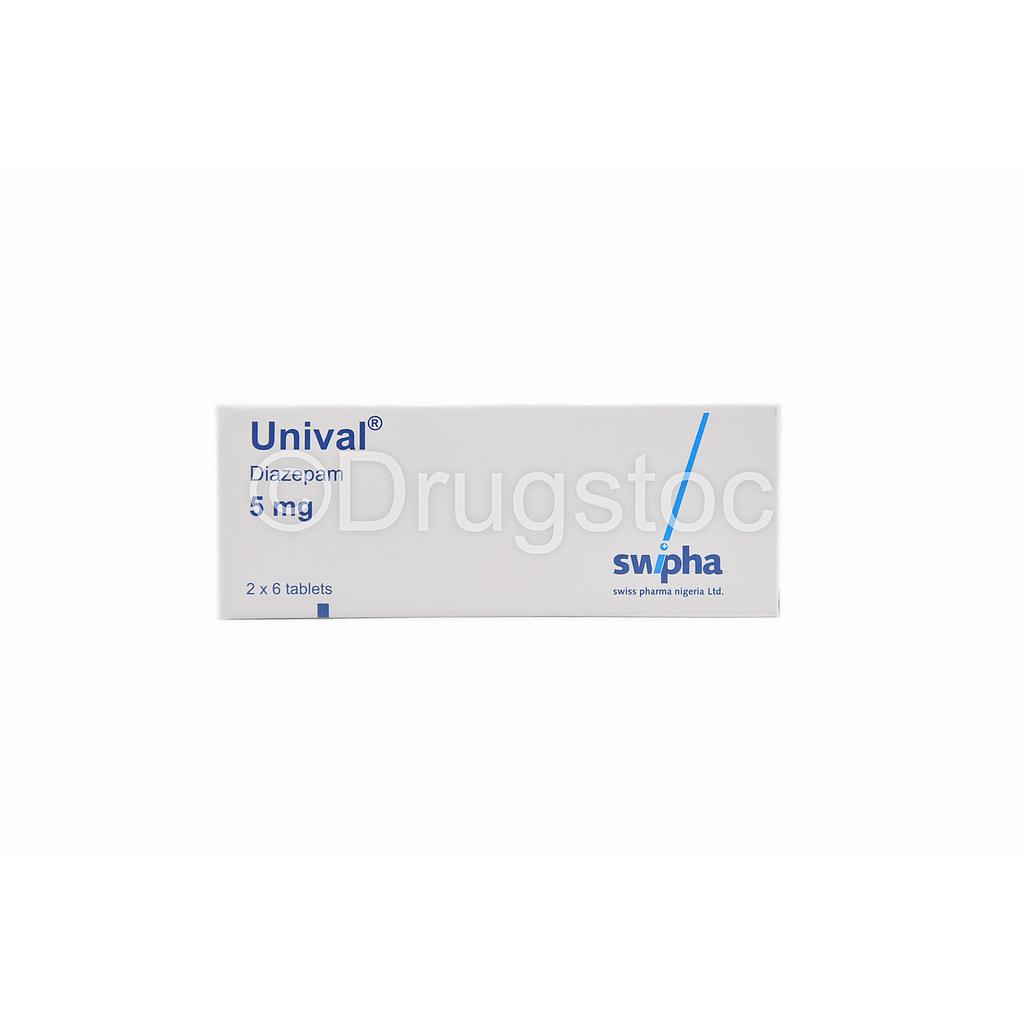 Unival 5mg  Tablets x 10'' (Controlled)