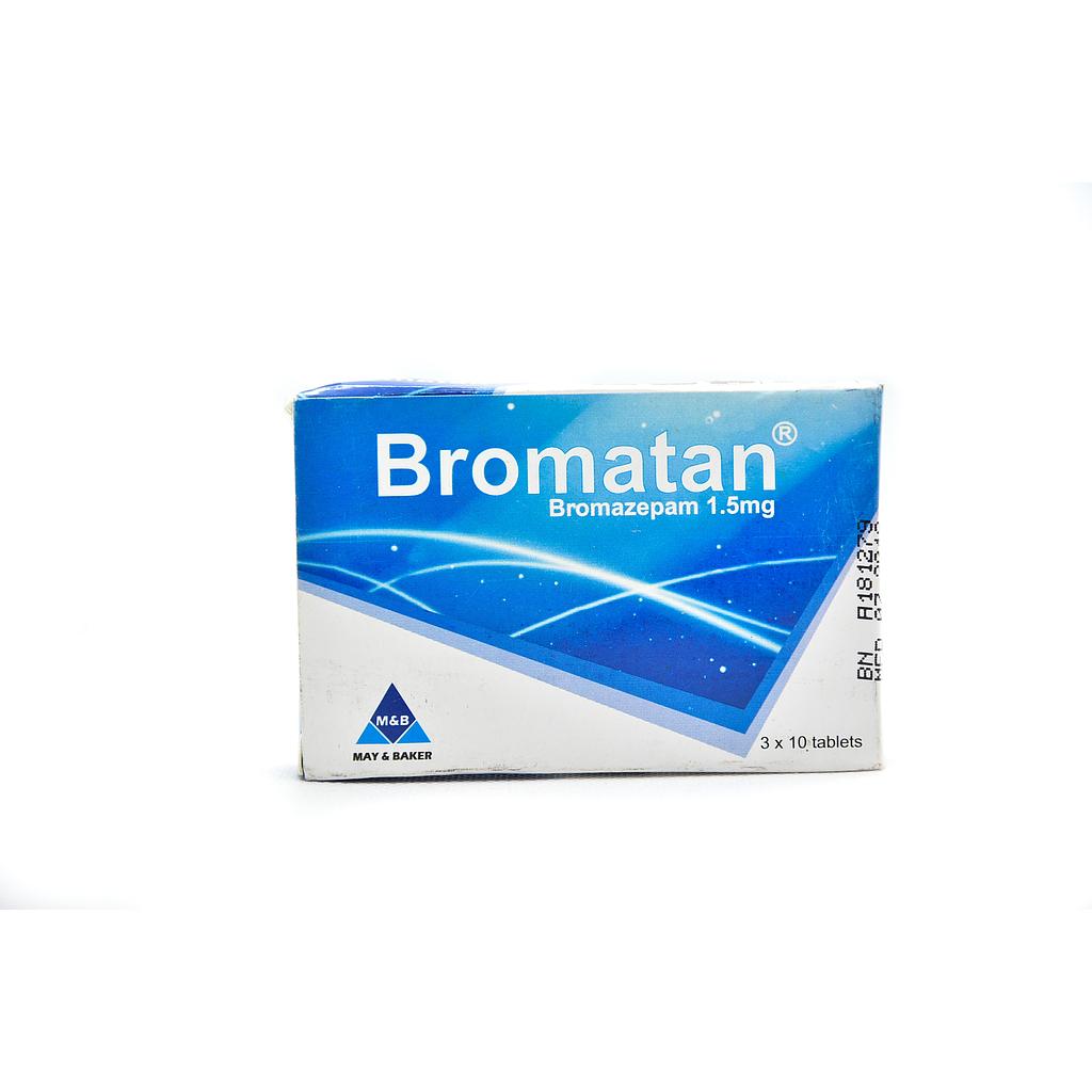 Bromatan 1.5mg Tablets x 30''  (Controlled)