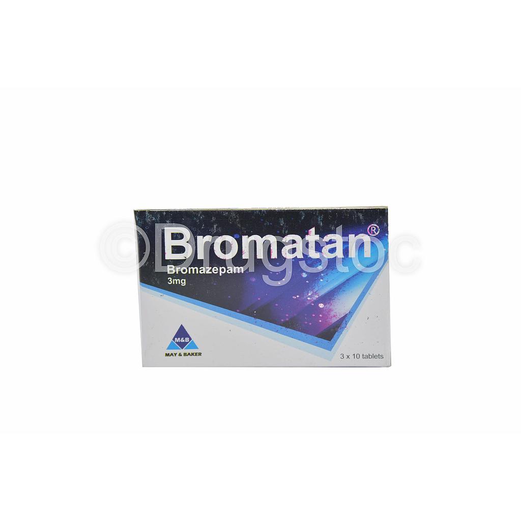 Bromatan 3mg Tablets x 30'' (Controlled)
