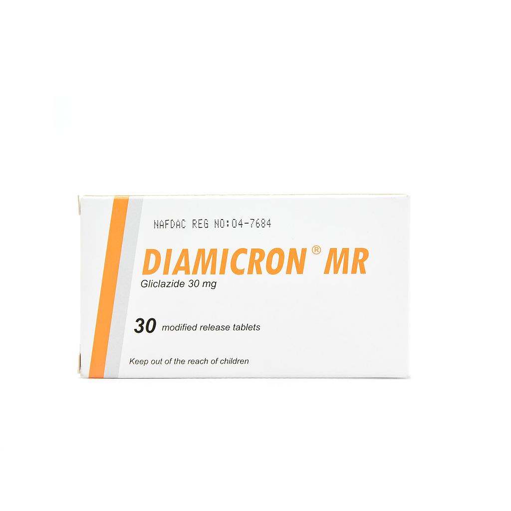 Diamicron MR 30mg Tablets x 30''