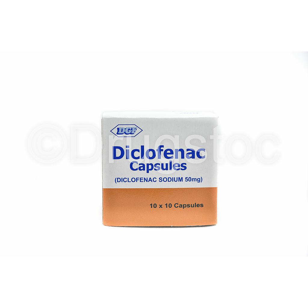 DGF Diclofenac 50mg Capsules x 100''