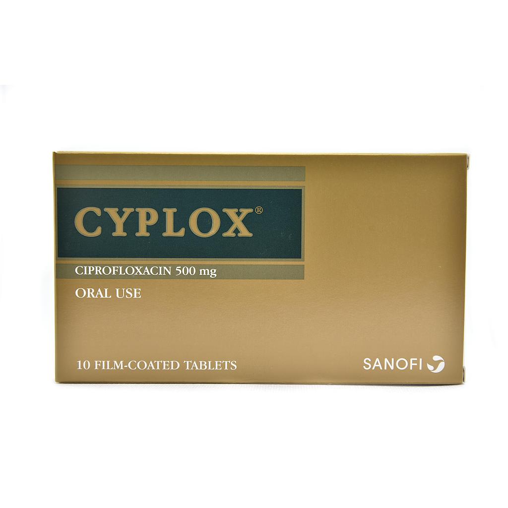 Cyplox 500mg Tablets x 10''