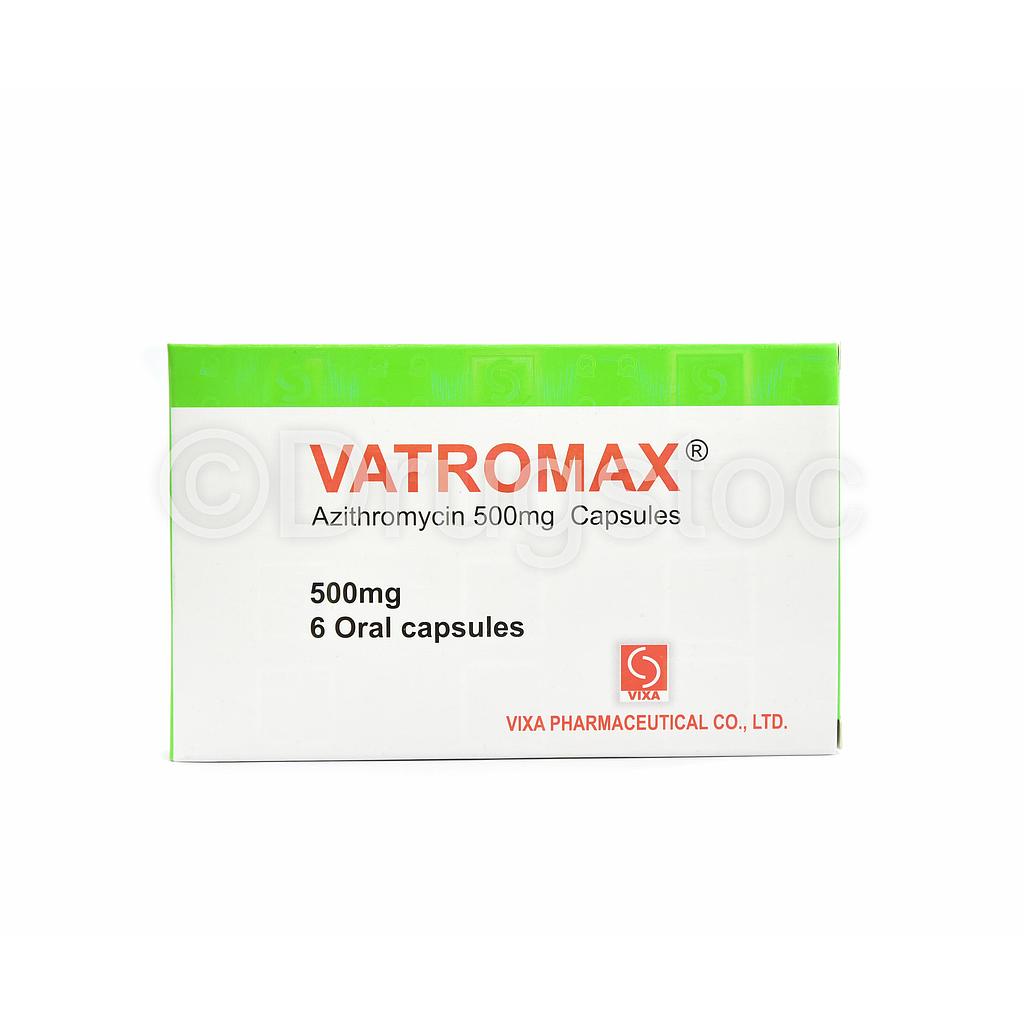 Vatromax 500mg Capsules x 6''