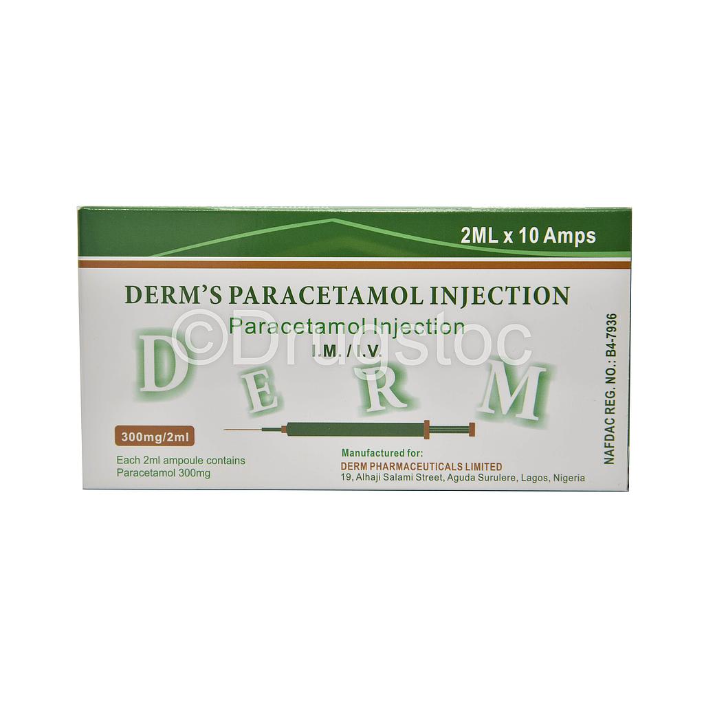 Derm's Paracetamol Injection x 10''