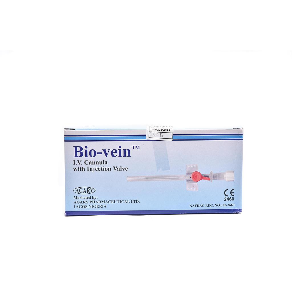 Agary Bio-Vein Cannula 16G x 50 (Grey)