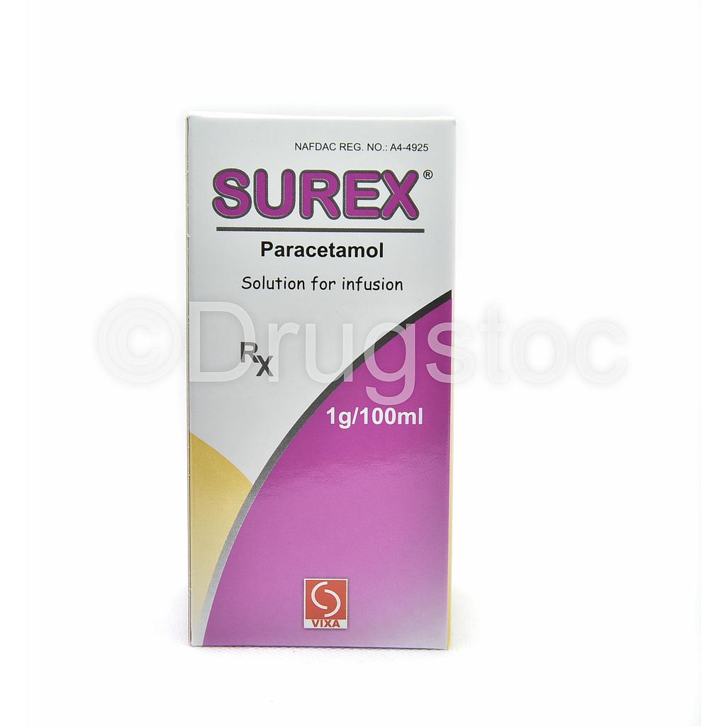 Surex Paracetamol Infusion 100mL