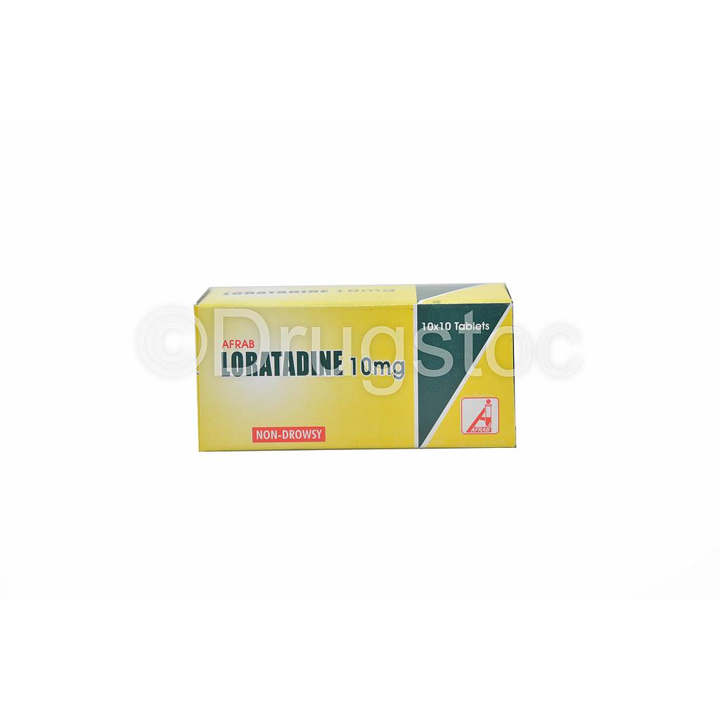 Afrab Loratadine 10mg Tablets x 100''