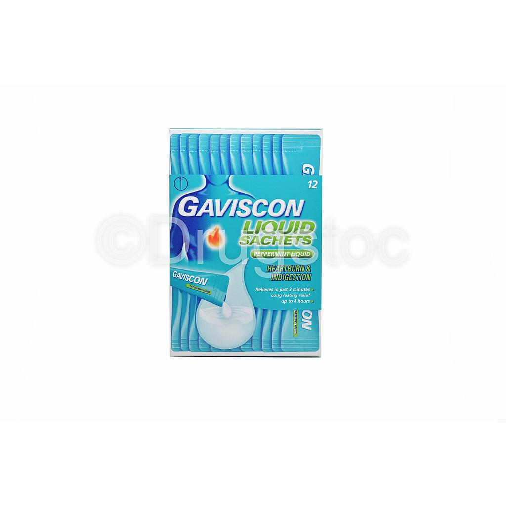 Gaviscon Peppermint 10mLs Sachet x 12